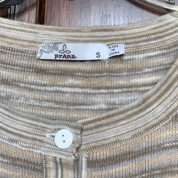 Prana Dress Striped Long Sleeve Small - Picture 2 of 4